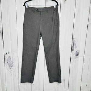 Michael Kors Dress Pants Mens Size 30 x 30 Gray Solid Trousers